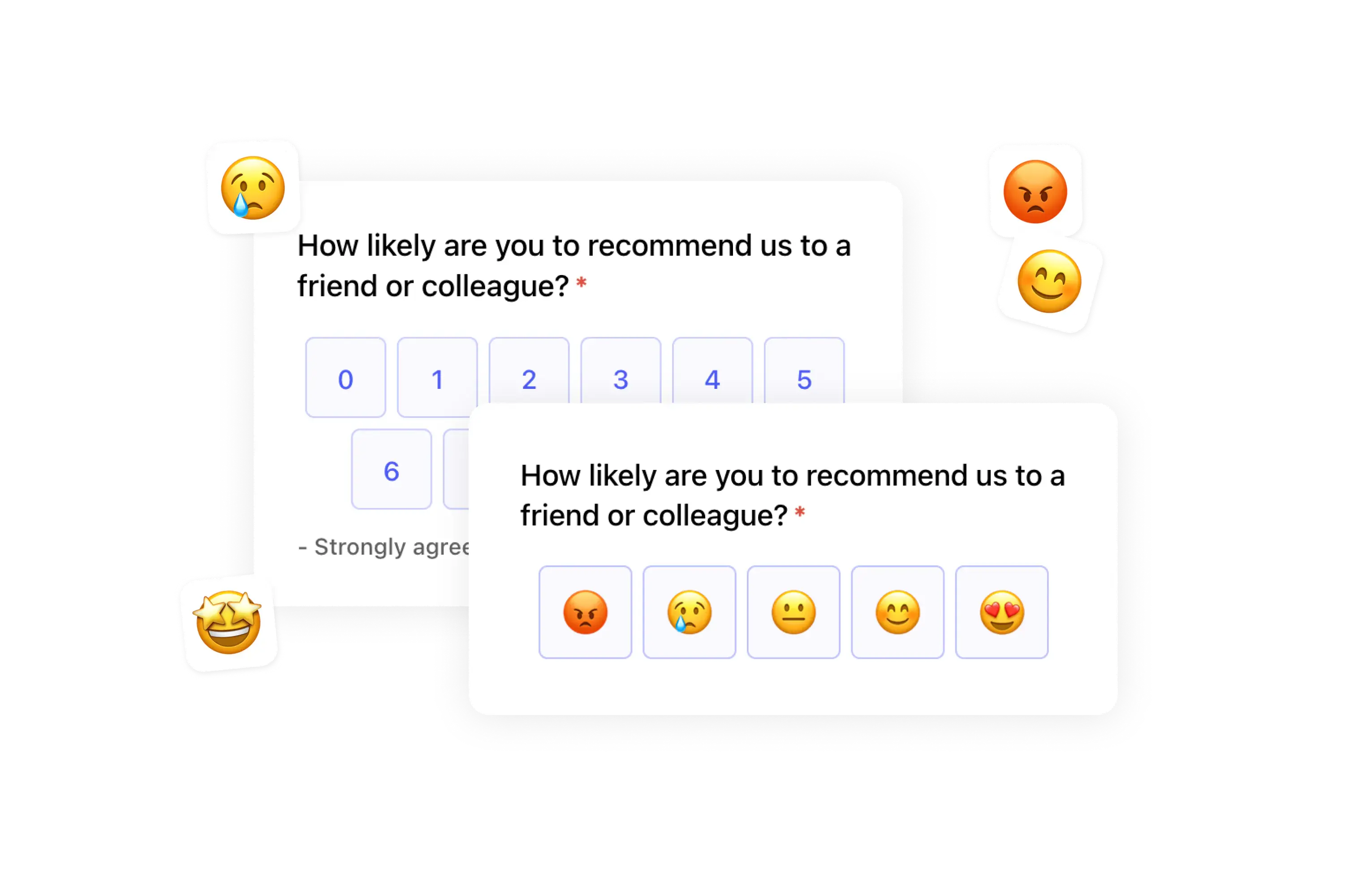 Gleap surveys collecting customer feedback across apps and websites.