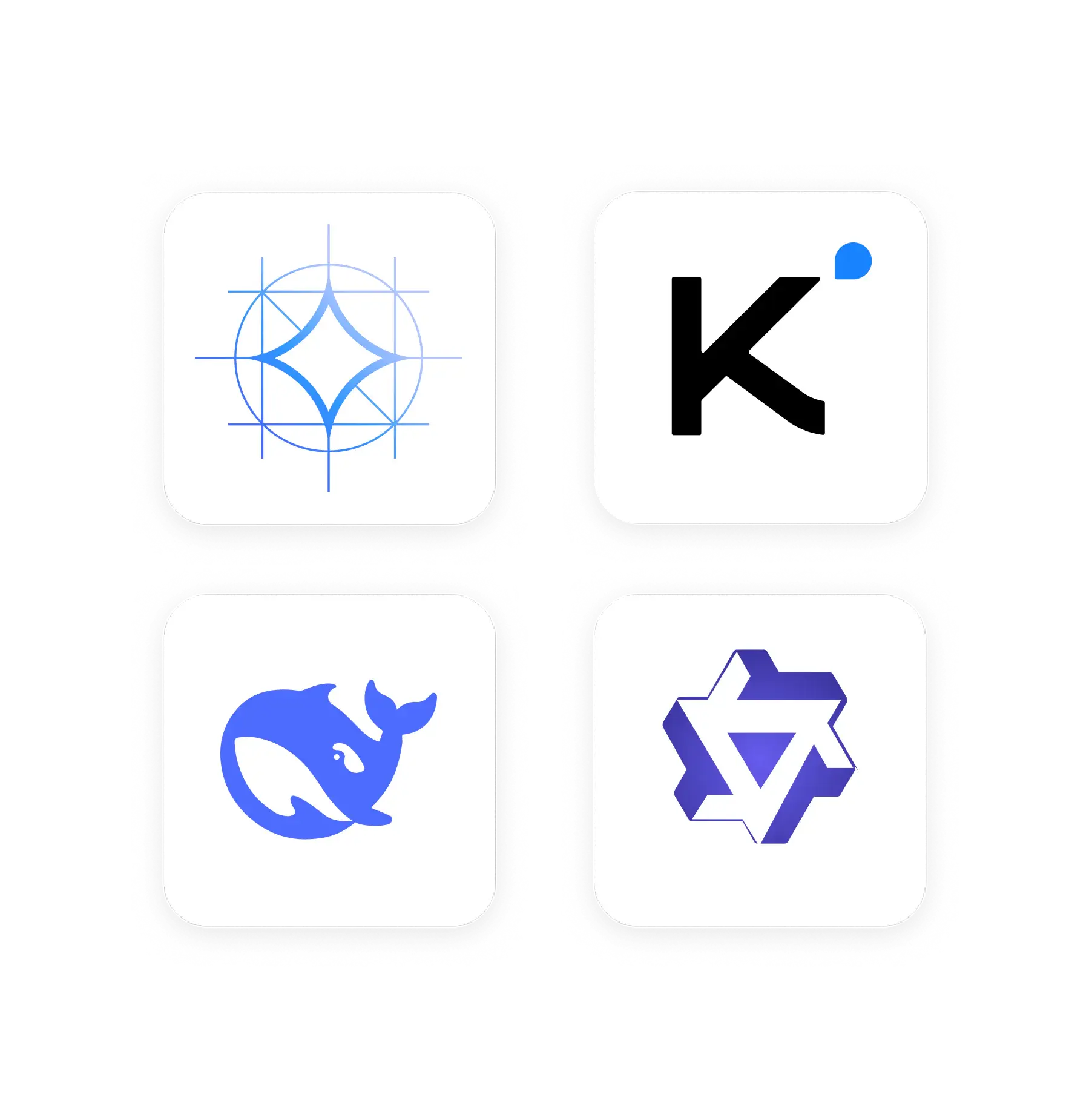 Open-source model options in the Gleap model picker.