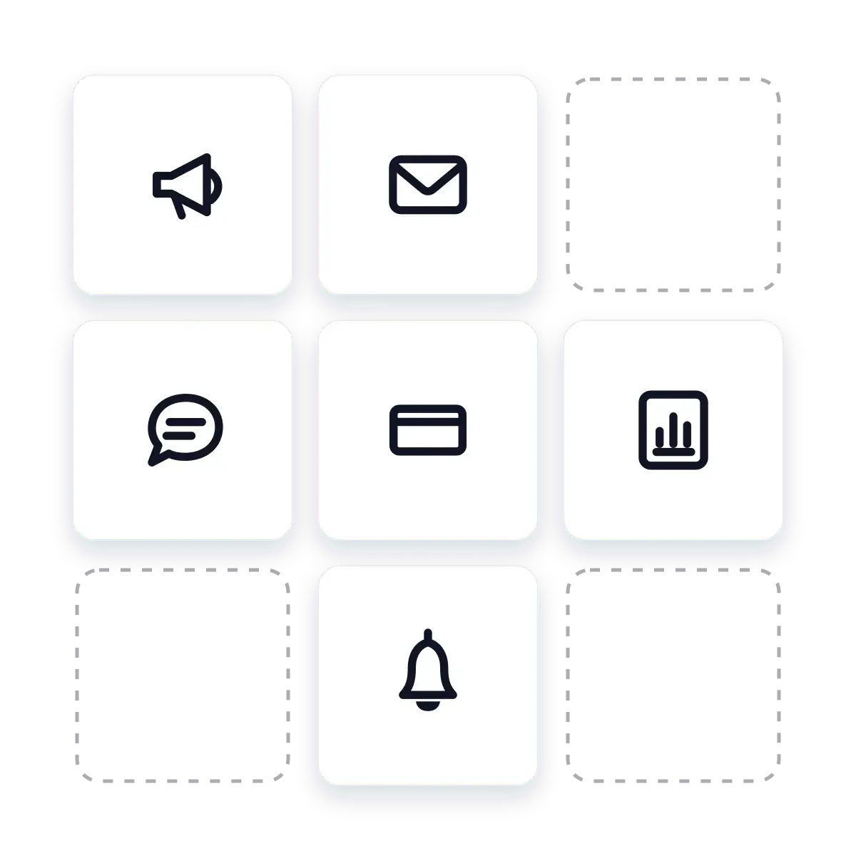 Gleap outbound and in-app surfaces that can work alongside in-app messaging.